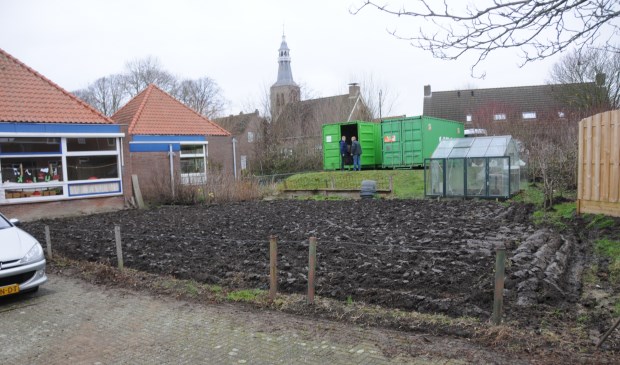 Het moestuintje van de Juliana van Stolberg in Sint-Maartensdijk.