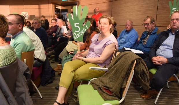 Veel tegenstanders in de raadszaal van donderdag.