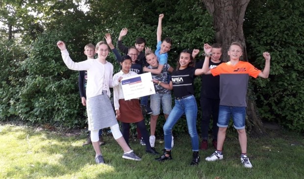 De winnaars uit groep 8.