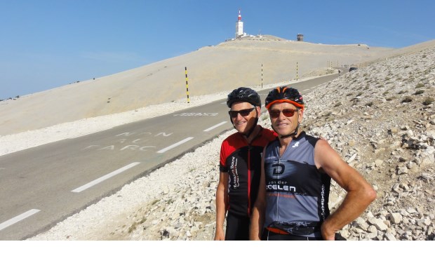 Ben (l) en Jo op de Mont Ventoux. | Fotonummer: 522d6d