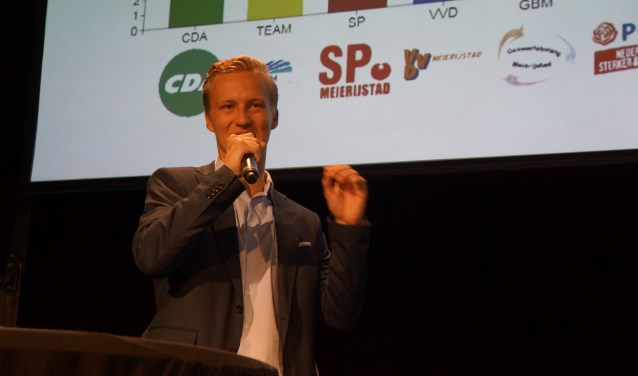 Thijs van Zutphen blijft als 'frontman' in de raad voor Lijst Blanco. | Fotonummer: 8f7ed3