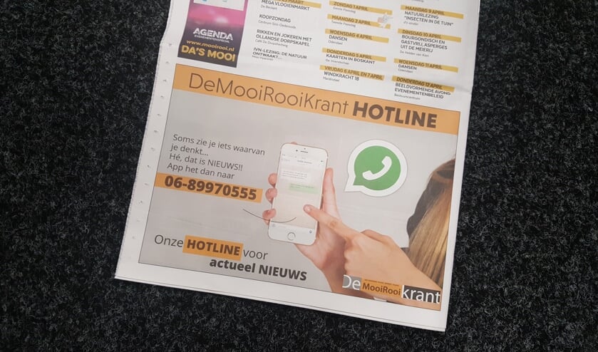 De oproep van deze week in de krant! | Fotonummer: 0706b2