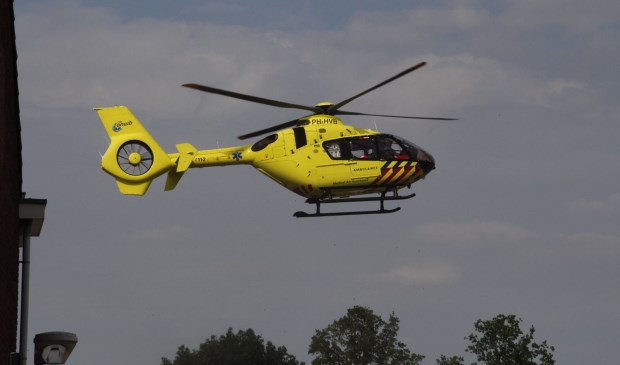 De persoon hoefde niet met de traumaheli mee. | Fotonummer: 6f4e24