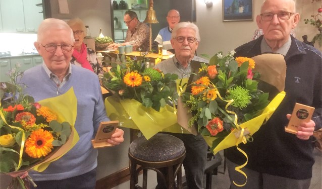 van links naar rechts: Jan Bouwdewyns, Jan Bekkers en Jan Foolen | Fotonummer: 4836f1