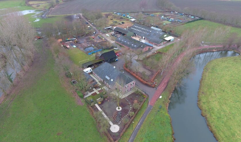 De bekende zorgboerderij aan het Cathalijnepad. | Fotonummer: e46769