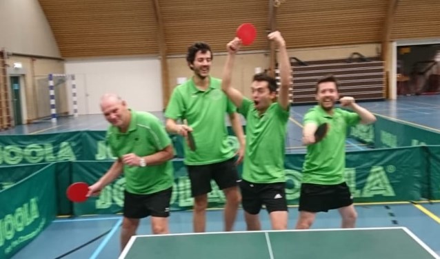 (Attaque 4) v.l.n.r. : Henry van Casteren, Job van Galen, Bram van Galen, Nick van Galen | Fotonummer: f892c2