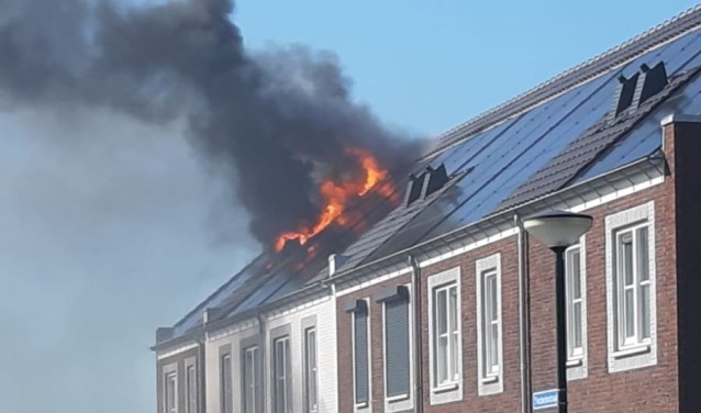 De brand van afgelopen zondag. | Fotonummer: b94c56