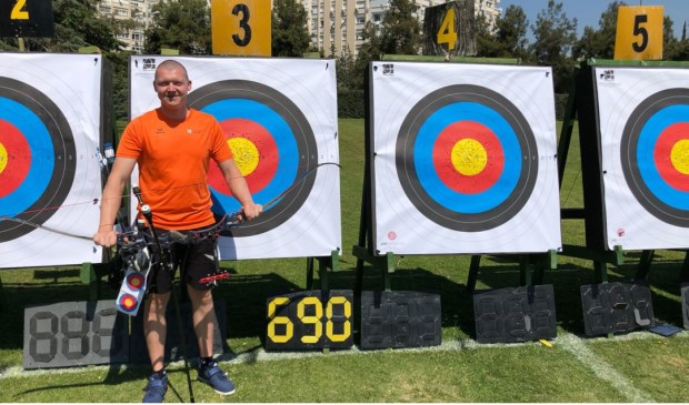 Sjef v.d. Berg schiet Europees record | Fotonummer: 859ab9