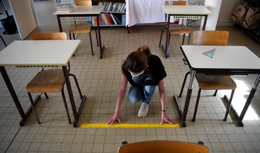 Middelbare scholieren vanaf juni gespreid naar school en tafel