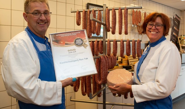 De trotse Ron en zijn vrouw Jolanda.
