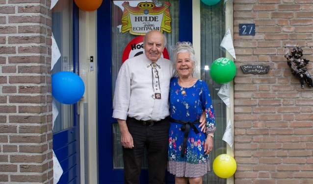 Diamanten paar Johan en Riekje van den Boogaart-Van Eerdt uit Putte.