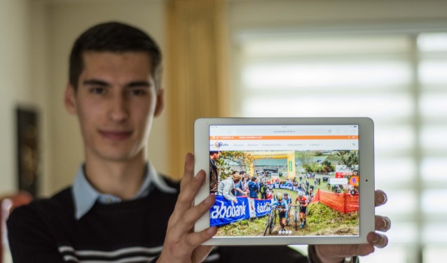 Bram de Ridder bouwde de website van het NK Veldrijden.