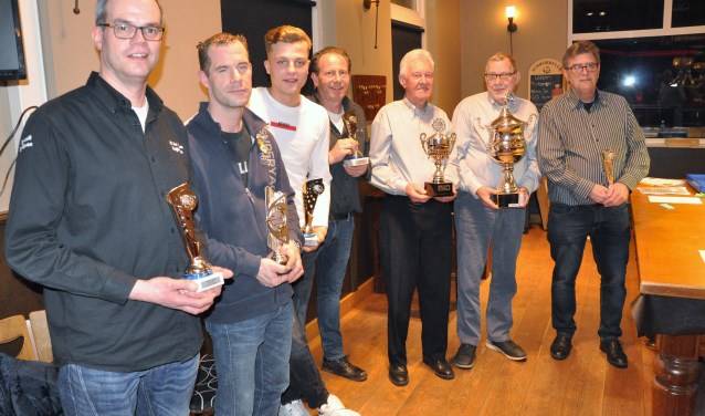 Alle kampioenen van de diverse klassen en PK’s.