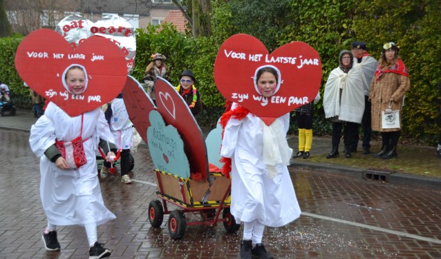 Dat het plaatselijke carnaval leeft onder de jeugd kwam tot uiting in creatieve bijdragen aan de kinderoptocht.