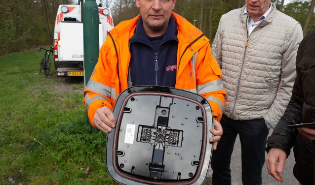 De kappen waar de verschillende cassettes in kunnen worden geplaatst.