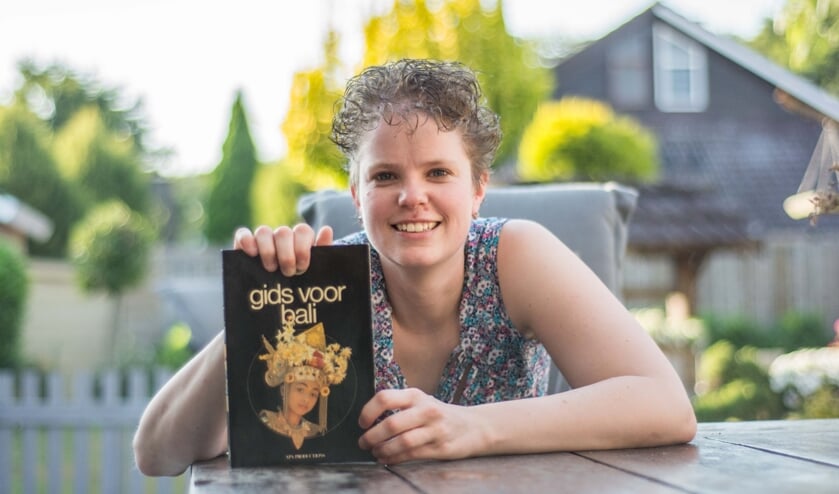 Josepha Jaspers is klaar voor haar reis naar Bali.