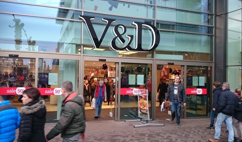 Afgelopen zondag was het nog redelijk druk bij de Udense vestiging van V&D.