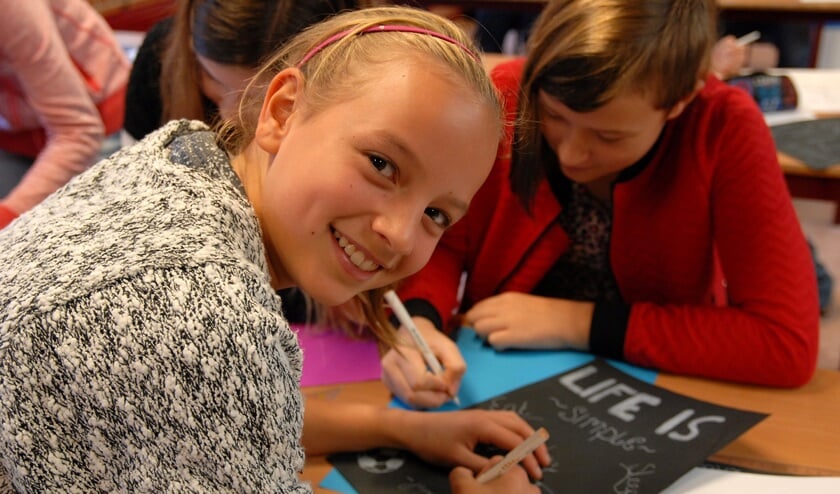 Een van de leerlingen van het Udens College.