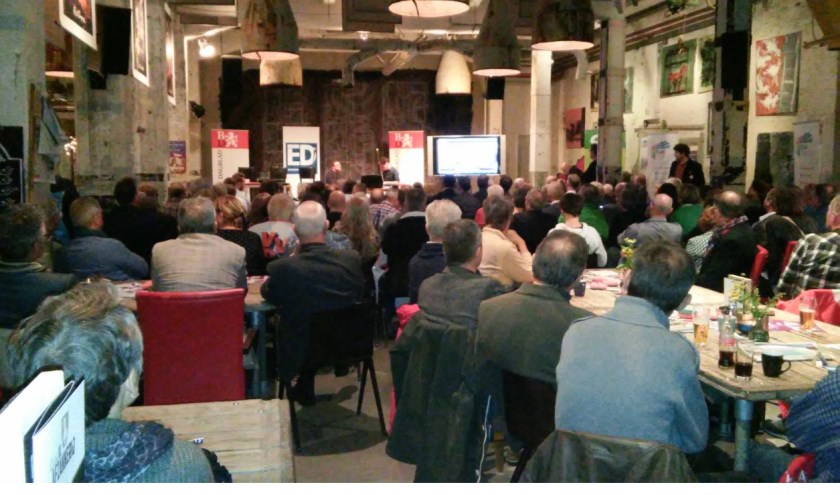 Volle bak bij het lijsttrekkersdebat in de Afzakkerij.