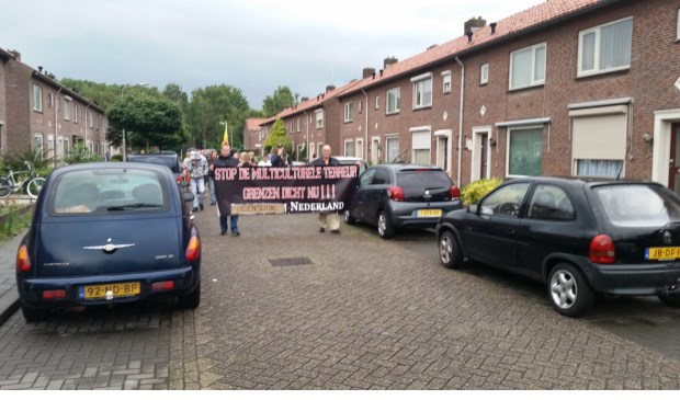Demonstratie. (Foto: Twitter Daan ter Mors)