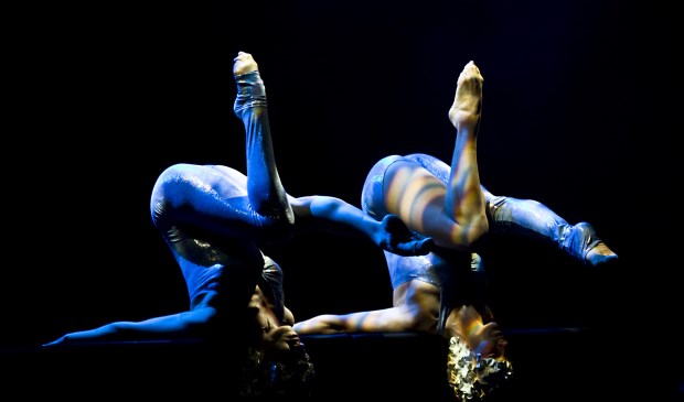 Italiaanse acrobatiek in Schouwburg Cuijk.