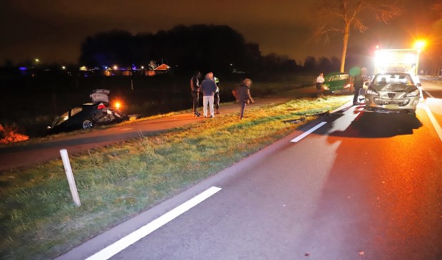 Bij het ongeval op de N321 vielen geen gewonden. Foto: SK-Media