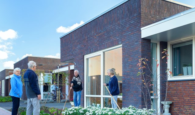 De eerste woningen op De Sprenkel. Foto: Patrick Bongartz