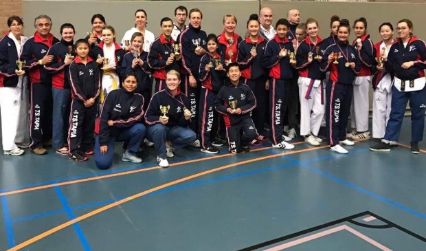 Veel medailles voor Taekwondoschool Tapia.