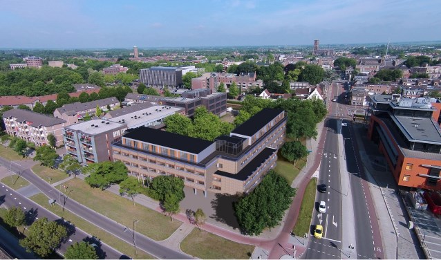 Het toekomstige appartementencomplex De Vorst.