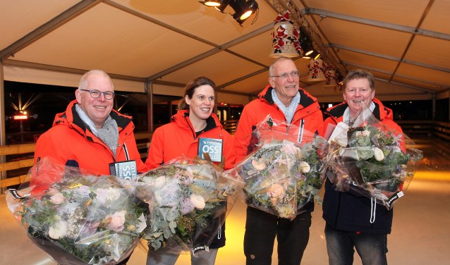 Het bestuur van Stichting Winterland Oss. (Foto: Hans van der Poel)
