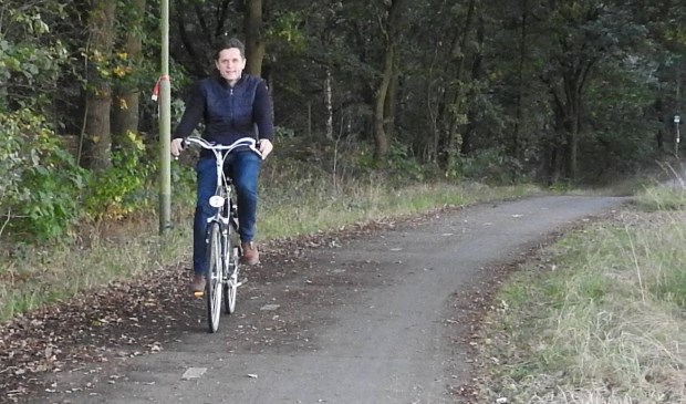 Het fietspad tussen Siebengewald en Nieuw-Bergen.