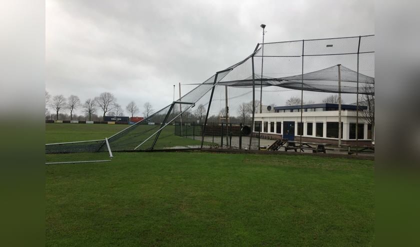 Op het veld in park Moleneind kan niet meer worden getraind