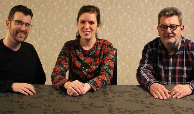 Van links naar rechts: Sander Voets, Sabine Voets en Gijs van den Bogert.