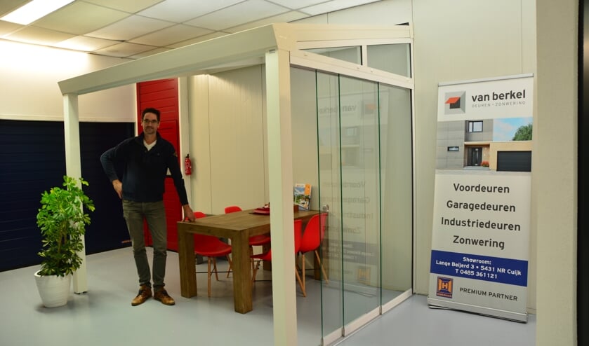 Nieuw bij Van Berkel Deuren: veranda-daken en glaswanden.