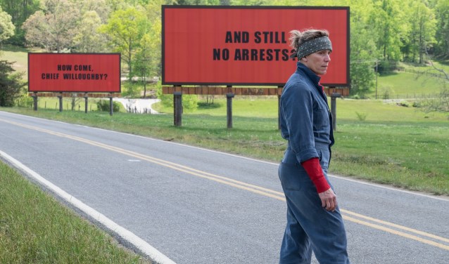 Three Billboards Outside Ebbing, Missouri.