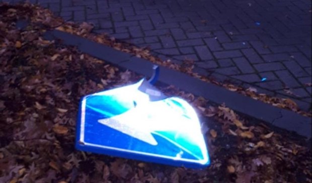 Vuurwerk in de Staringstraat. (Foto: Instagram Wijkagenten Ruwaard)