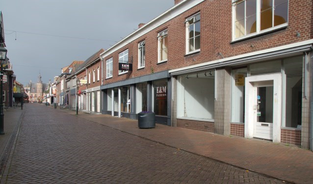 Het winkelkerngebied van Gennep. (Tekst en archieffoto: Jos Gröniger)
