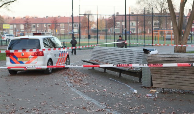 Het Cruyff Court valt onder het veiligheidsrisicogebied (Foto: Hans van der Poel)