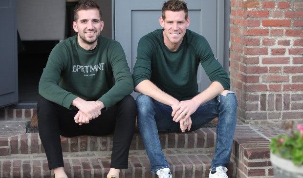 Gerke van den Akke (L) en Emiel van der Sanden zien elkaar zondag in Erp