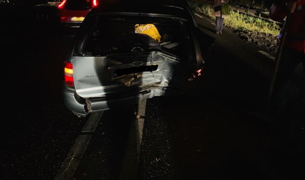 Auto's lopen schade op bij kop-staartbotsing Paalgraven
