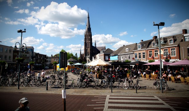 Het aantal fietsers is fors toegenomen.