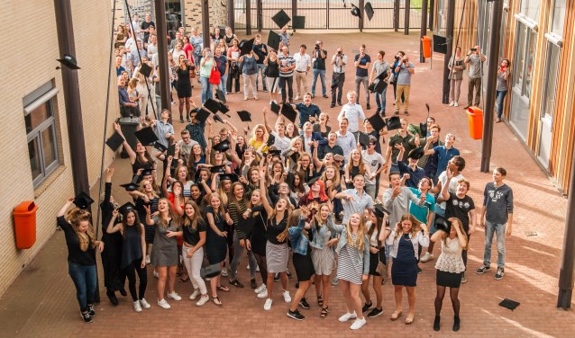 Geslaagden van het Fioretti College in Veghel.