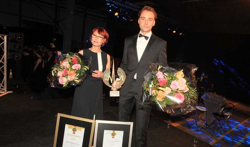 Marian Wagemakers en Berry Hendriks. (Foto: Hans van der Poel)