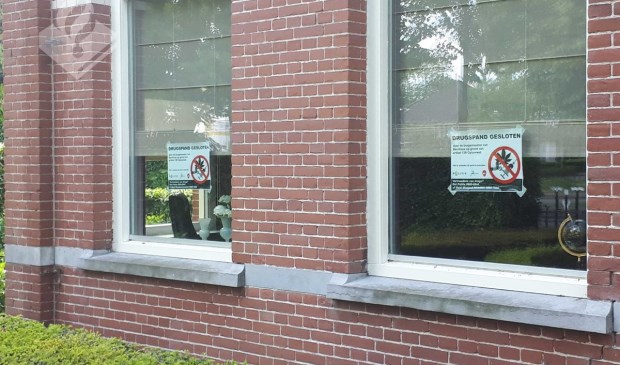 Drugspand in Heesch. (Foto: Twitter Gerrit van der Kaap)