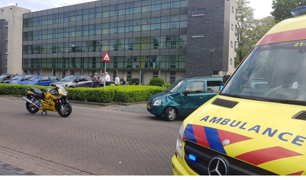 Ongeval op de Schaepmanlaan. (Foto: Maickel Keijzers / Hendriks MultiMedia)