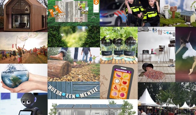 Een moodboard met sfeerimpressie.