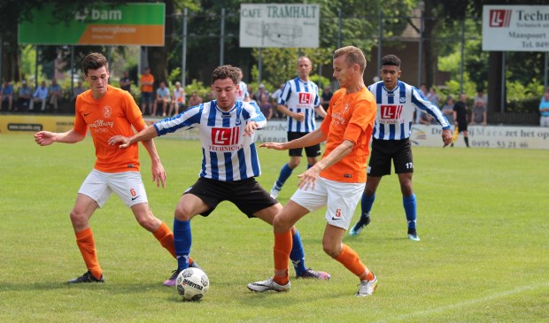 Moment uit het duel Wilhelmina'08 en Prinses Irene