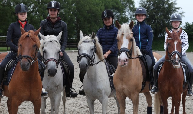 Leden van ponyclub de Kleine Hoefjes.