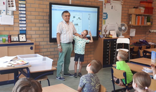 Levy vond het super gaaf dat les krijg van zijn opa.