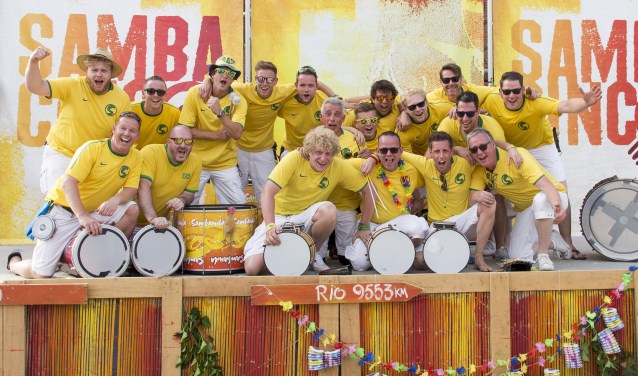 De percussiegroep Sambanda uit Boekel